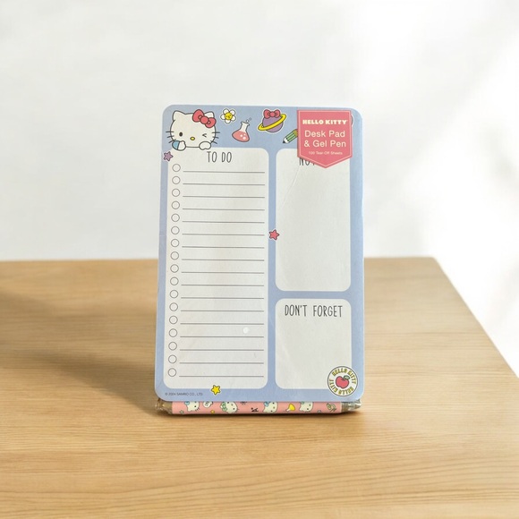 Sanrio | Office | Hello Kitty 0 Page To Do Desk Pad Gel Pen | Poshmark